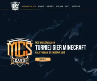 MCsleague.net(MCS League) Screenshot