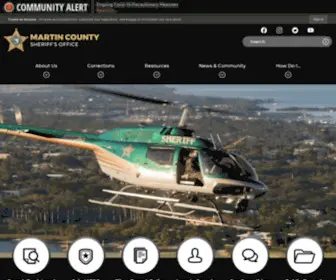 Mcsofl.org(Martin County Sheriff's Office) Screenshot