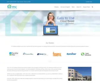 Mcsoftware.com(Leader in Mortgage Software) Screenshot