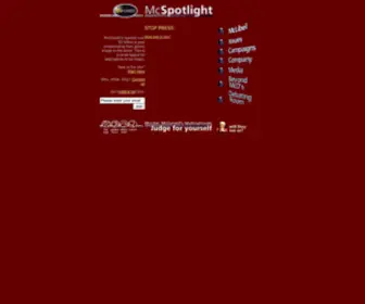 MCspotlight.org(M c S P O T L I G H T) Screenshot