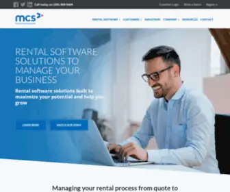 MCsrentalsoftware.com(Rental Software Solutions) Screenshot