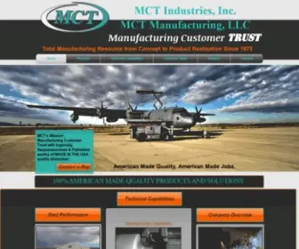 MCT-IND.com(MCT Industries) Screenshot