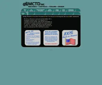 MCtdinc.com(Custom Machining Solutions) Screenshot