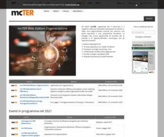 Mcter.com(McTER Cogenerazione) Screenshot