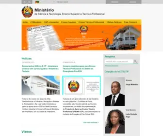 Mctestp.gov.mz(Início) Screenshot