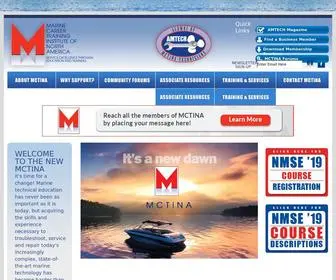 Mctina.org(Marine Career Training Institute of North America) Screenshot