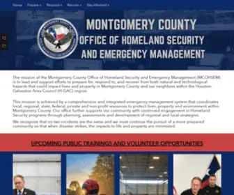 MCtxoem.org(Montgomery County OEM) Screenshot
