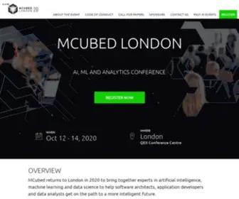 Mcubed.london(MCubed AI and ML Conference) Screenshot