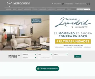 Mcubico.com.ar(Metrocúbico Inmobiliaria) Screenshot