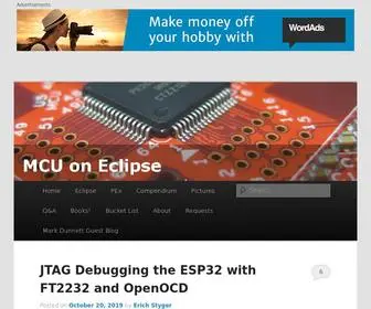 Mcuoneclipse.com(MCU on Eclipse) Screenshot