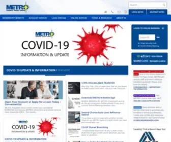 Mcu.org(Metro Federal Credit Union) Screenshot