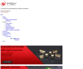 MCV-Microwave.com(MCV Microwave) Screenshot