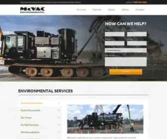 Mcvacenvironmental.com(McVac Environmental) Screenshot