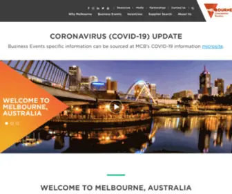 MCVB.com.au(Melbourne Convention Bureau) Screenshot