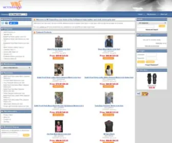 Mcvestonline.com(Motorcycle leather vest) Screenshot