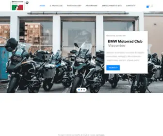 Mcvisconteo.it(BMW MotorradClub Visconteo) Screenshot