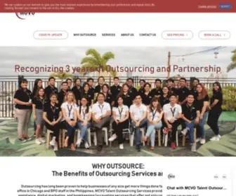 Mcvotalent.com(Outsourcing Company in the Philippines) Screenshot