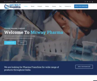 Mcwaypharma.com(Mcway Pharma was established in 2009. Mcway Pharma) Screenshot