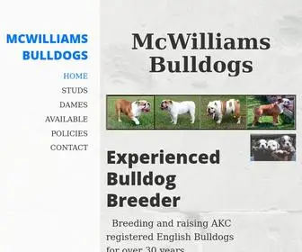 Mcwilliamsbulldogs.com(McWilliams Bulldogs) Screenshot