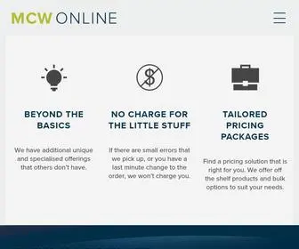 Mcwonline.com.au(MCW Online) Screenshot