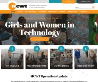 MCWT.com(Michigan Council of Women in Technology Foundation) Screenshot