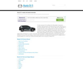 MCX5.org(Mazda CX) Screenshot