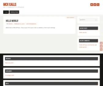 MCxcalls.in(MCX CALLS) Screenshot