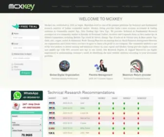 MCxkey.com(MCX Trading Tips) Screenshot