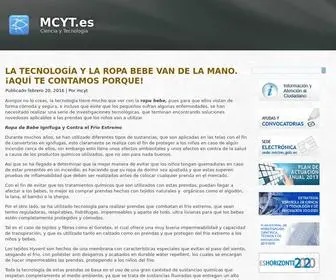 MCYT.es(Ciencia y Tecnologia) Screenshot