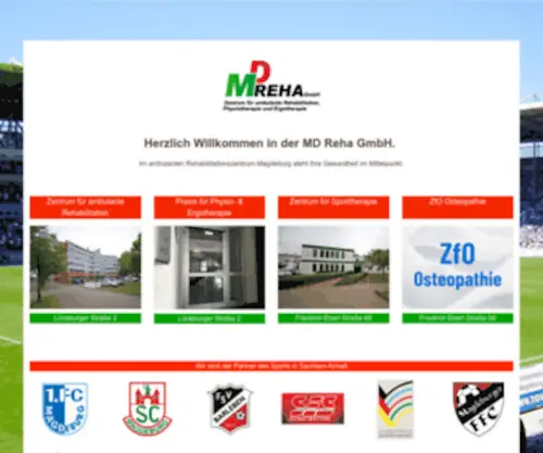 MD-Reha.de(Willkommen bei der MD) Screenshot