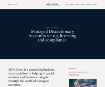 Mdaguru.com.au(MDA Guru) Screenshot