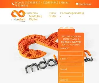 Mdalatam.university(Cursos de marketing digital Bogot) Screenshot