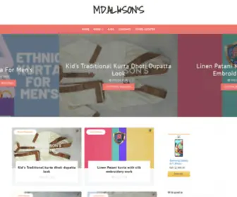 Mdalisons.com(Md.ali&son's) Screenshot