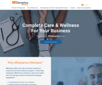 Mdamericawellness.com(Home) Screenshot