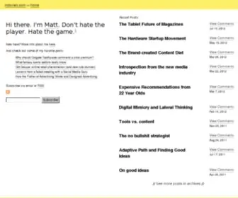 Mdaniels.com(EpicLaunch Blog) Screenshot