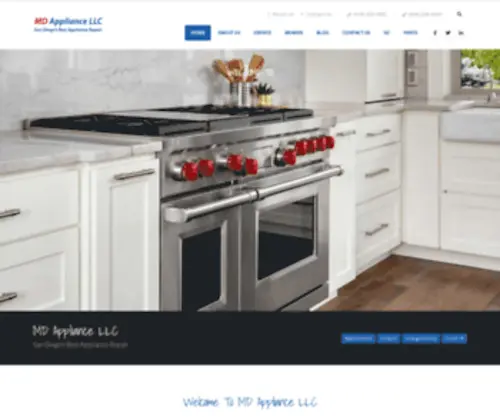 Mdappliancellc.com(MD Appliance LLC) Screenshot