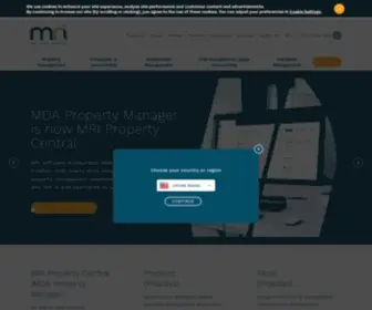 Mdapropsys.com(Property Management Software South Africa) Screenshot