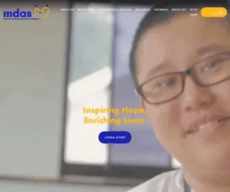 Mdas.org.sg(Muscular Dystrophy Association Singapore) Screenshot