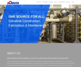 Mdavisinc.com(Davis & Sons) Screenshot