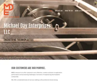 Mdayinc.com(Michael Day Enterprises) Screenshot