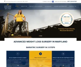 Mdbariatrics.com(Bariatric Surgery Maryland) Screenshot