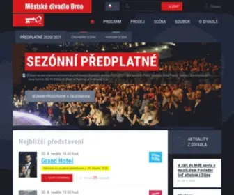 MDB.cz(Městské divadlo Brno) Screenshot