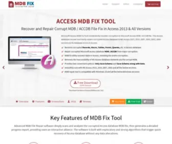 MDbfix.com(Access Repair Tool) Screenshot