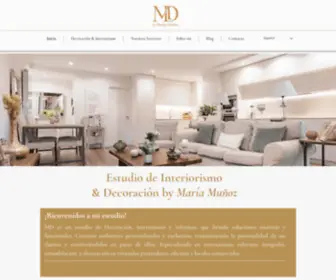 MDBymaria.com(Reformas, decoración e interiorismo) Screenshot