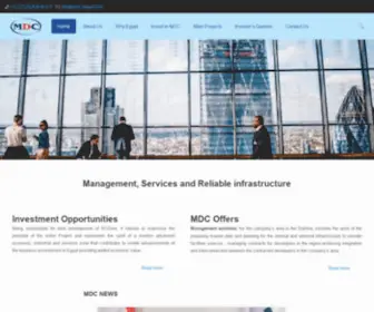 MDC-Egypt.com(Main Development Company) Screenshot