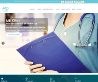 MDclinic.ro(Clinica Stomatologica Cluj) Screenshot