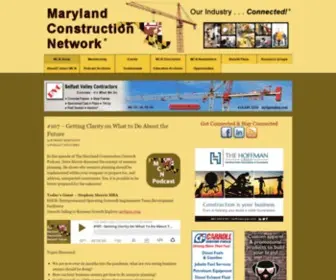 Mdconstructionnet.net(The Maryland Construction Network) Screenshot