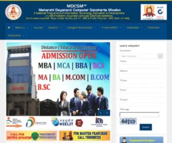 MDCSM.ac.in(Computer Saksharta Mission) Screenshot