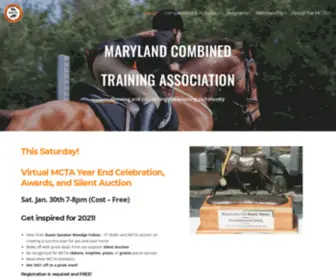 MDcta.com(Growing and connecting the eventing community) Screenshot