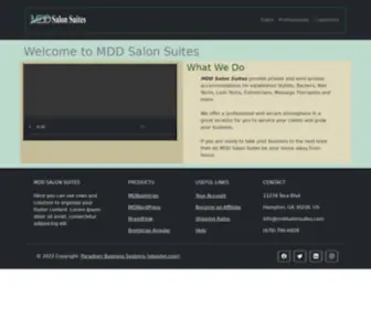 MDdsalonsuites.com(MDD Salon Suites) Screenshot